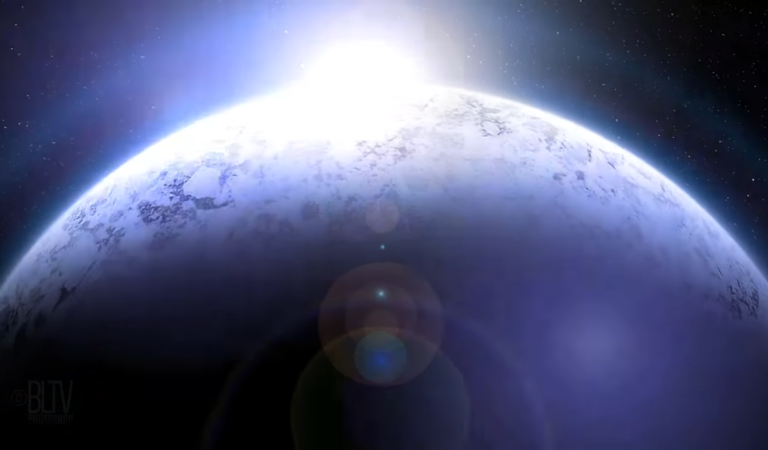 How to Create a Cinematic, Frozen, Ice PLANET in Space with Photoshop
